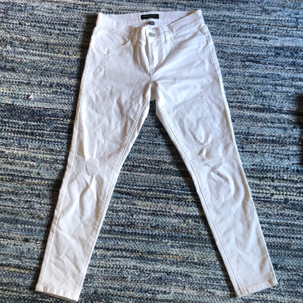 Banana Republic White Denim Legging